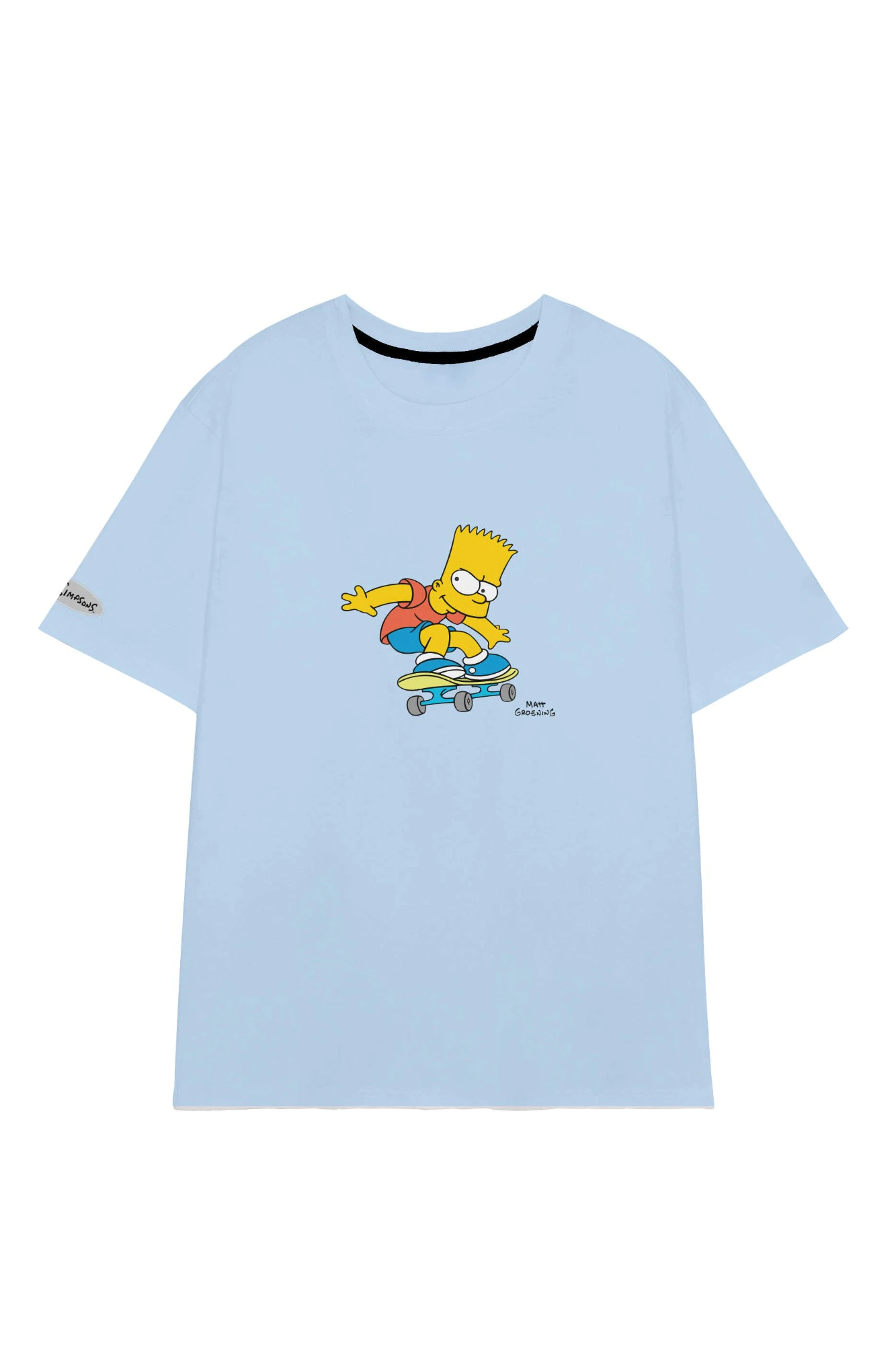 ÁO PHÔNG UN REGULAR BART SKATE THE SIMPSON