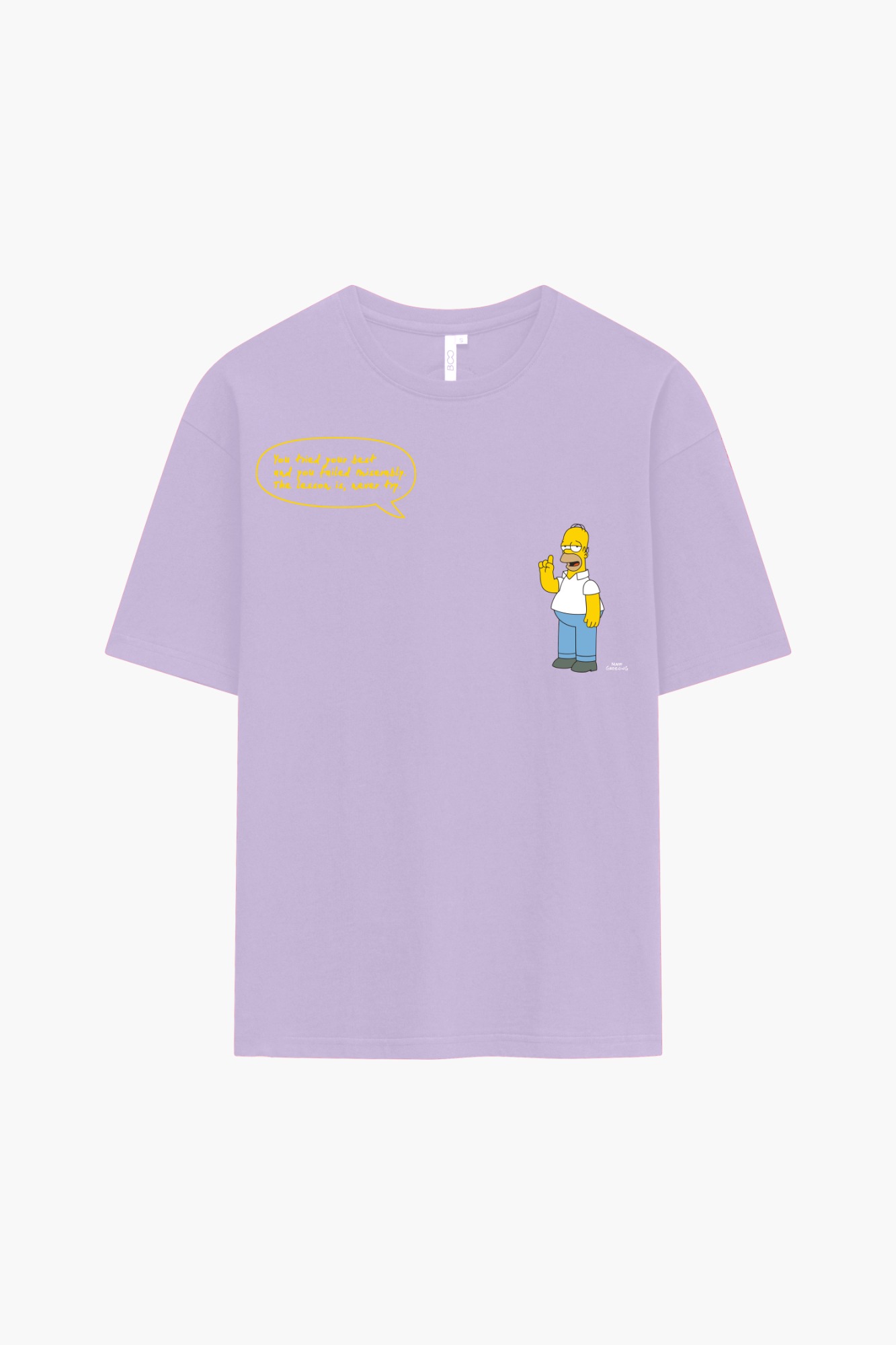 Áo phông NEVER TRY HOMER SIMPSONS oversized