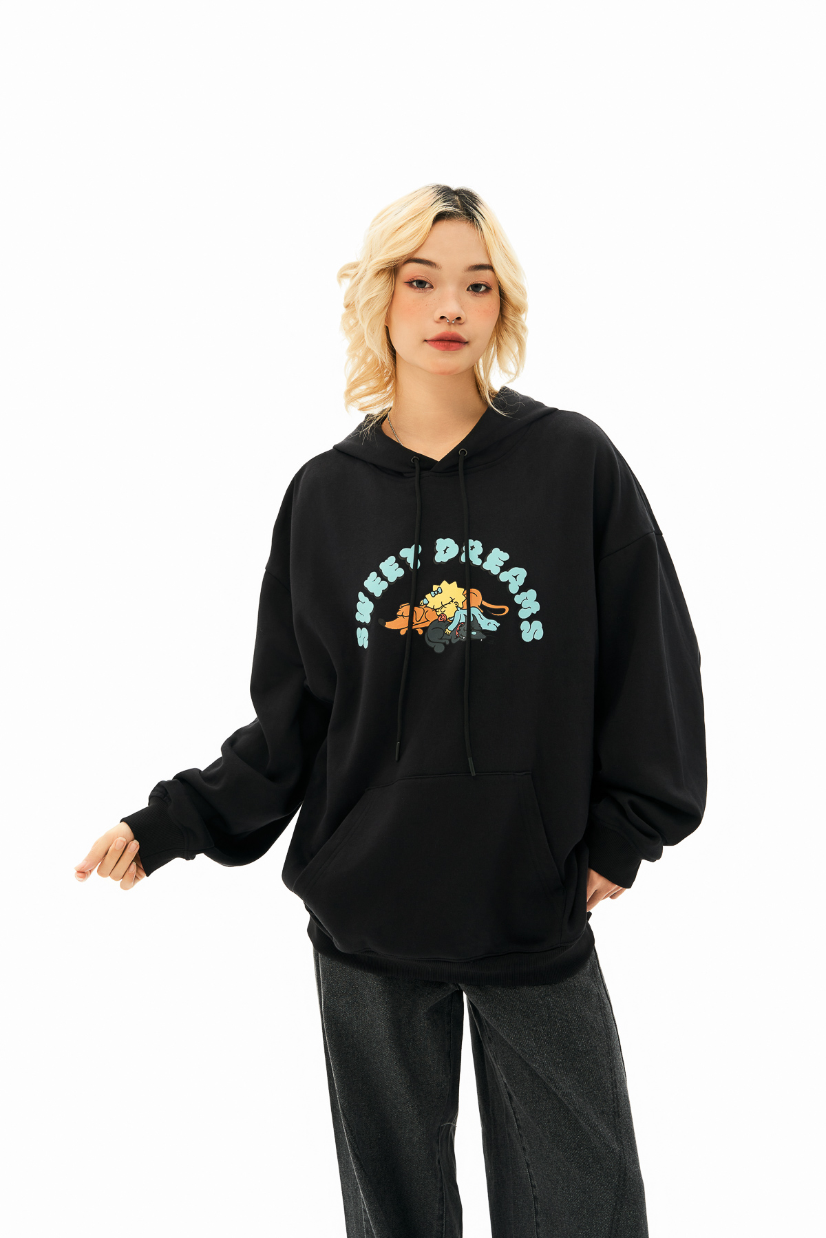 HOODIE OVERSIZED THE SIMPSONS BOOZILLA