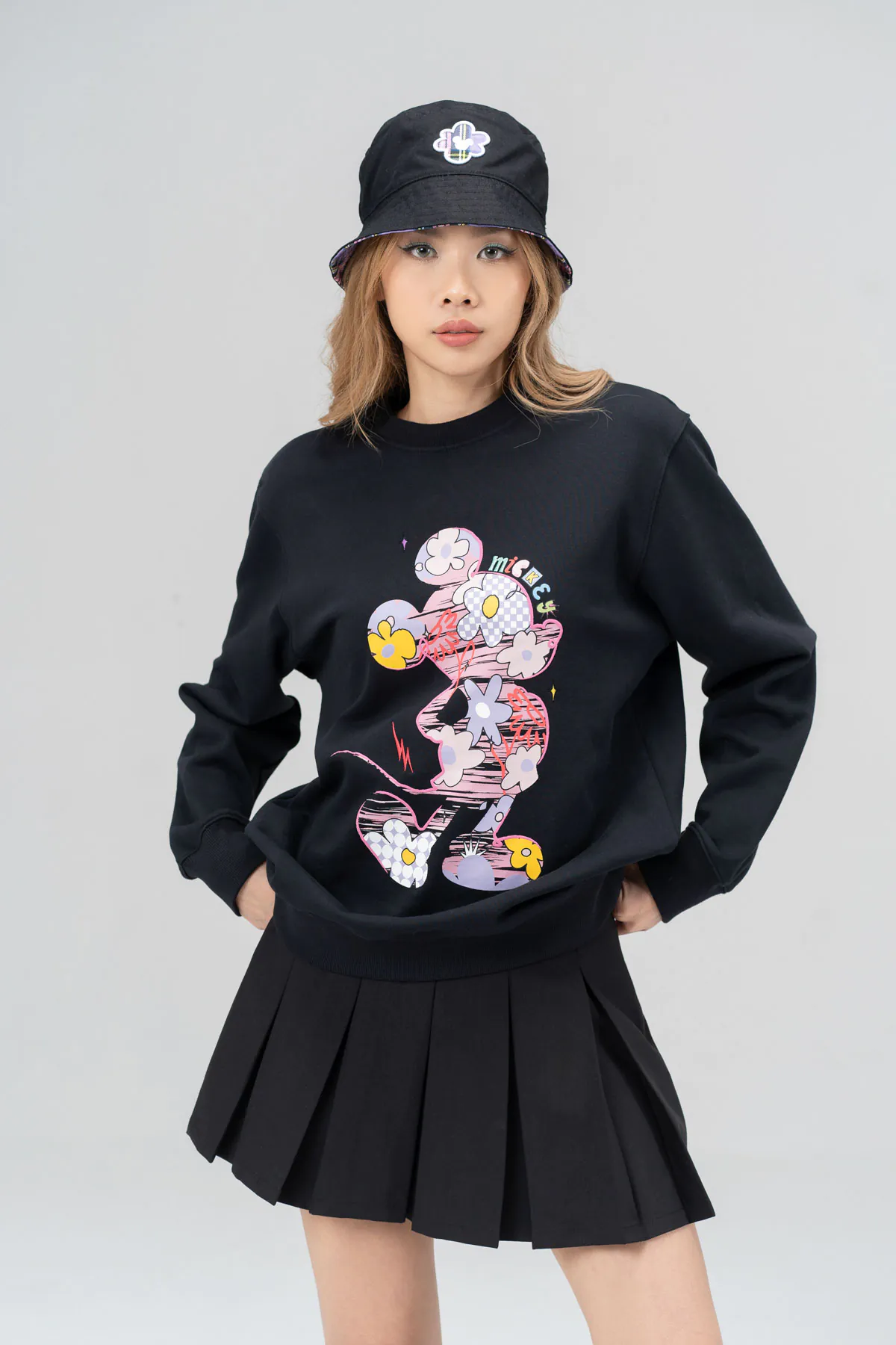 SWEATSHIRT KIDULT MICKEY BOOZILLA