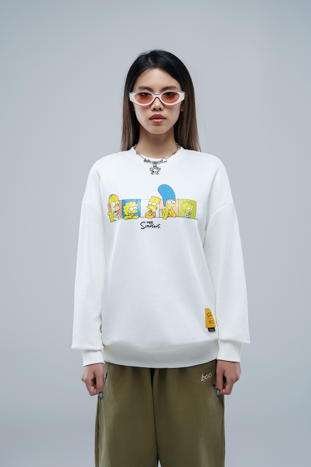 SWEATSHIRT OVERSIZED FAMILY THE SIMPSONS BOOZILLA