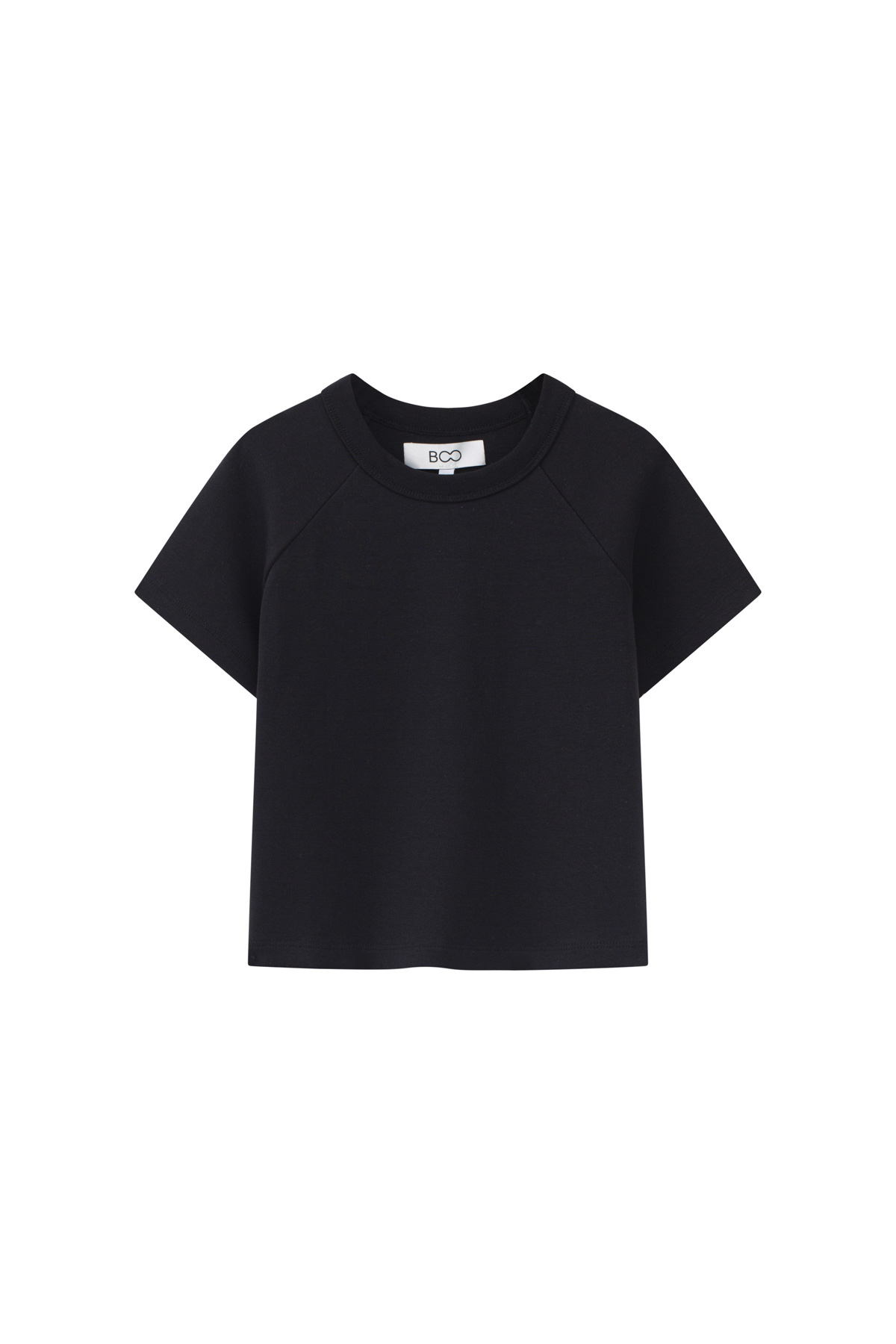 Áo croptop tay raglan basic ESSENTIALS