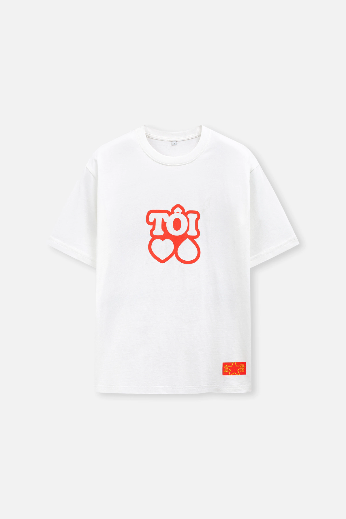 Áo phông Overfit TÔI YÊU NƯỚC Graphic