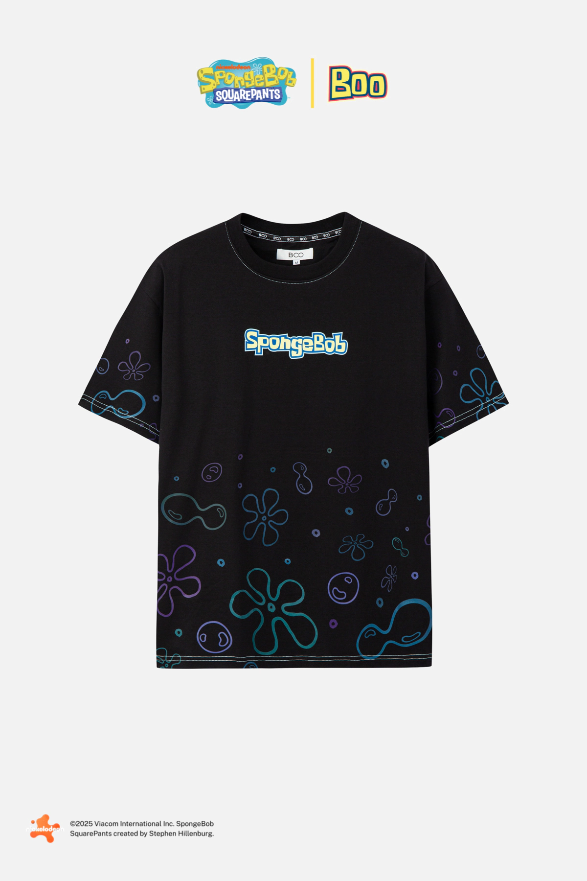 Spongebob overfit print t-shirt