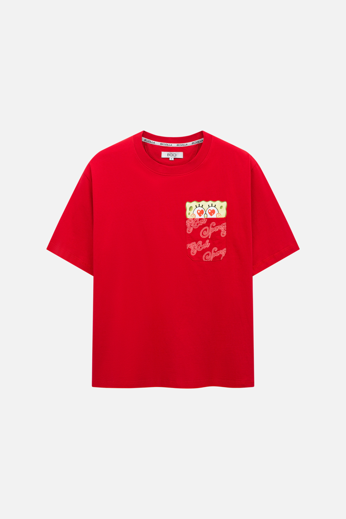 Spongebob raglan sleeve boxy t-shirt