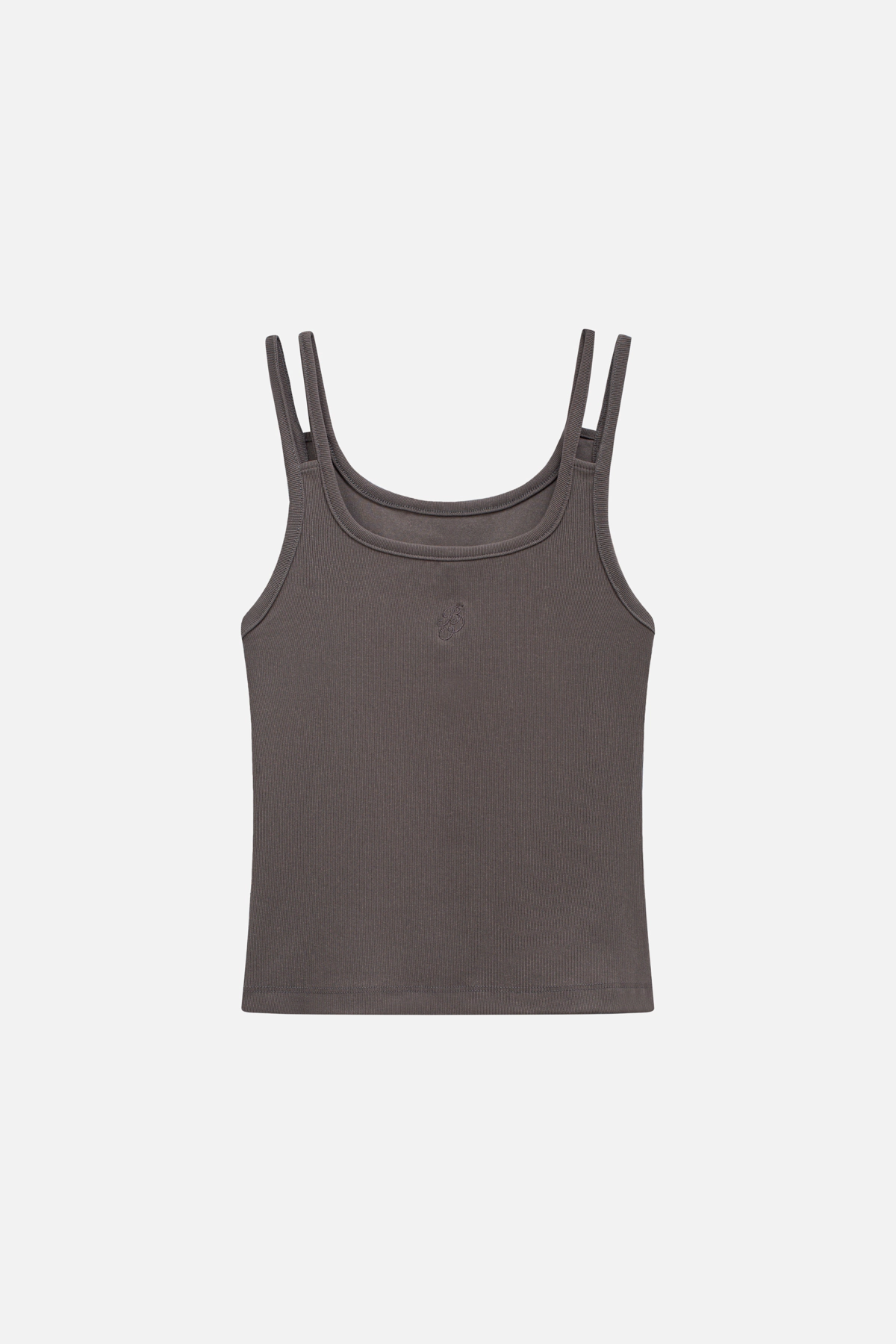 ÁO BA LỖ QUAI DÂY FITTED  THÊU LOGO
