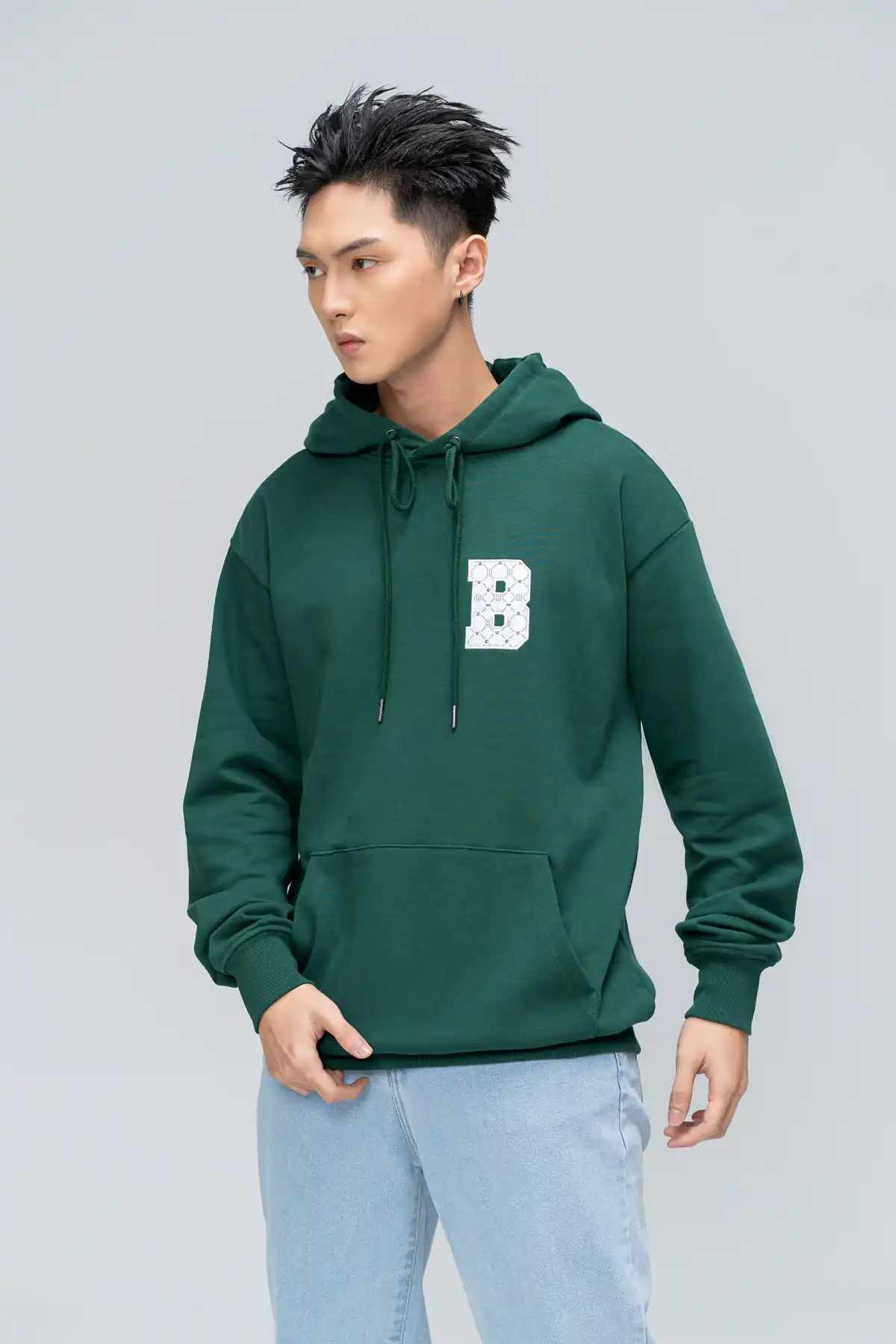Áo nỉ mũ un essential fall in lưng BOOEST03