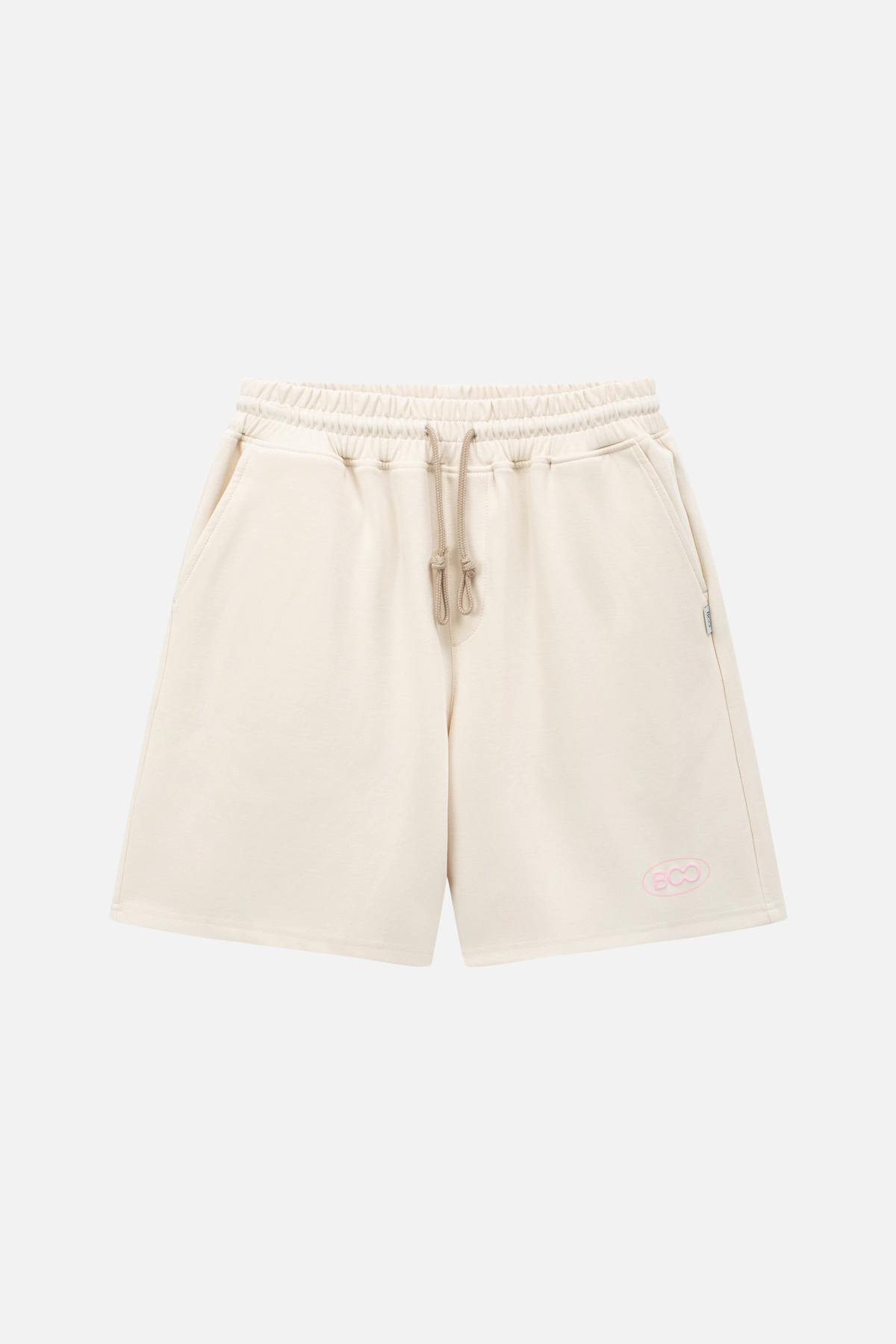 MA fleece shorts with BOO logo and ESS embossed foam