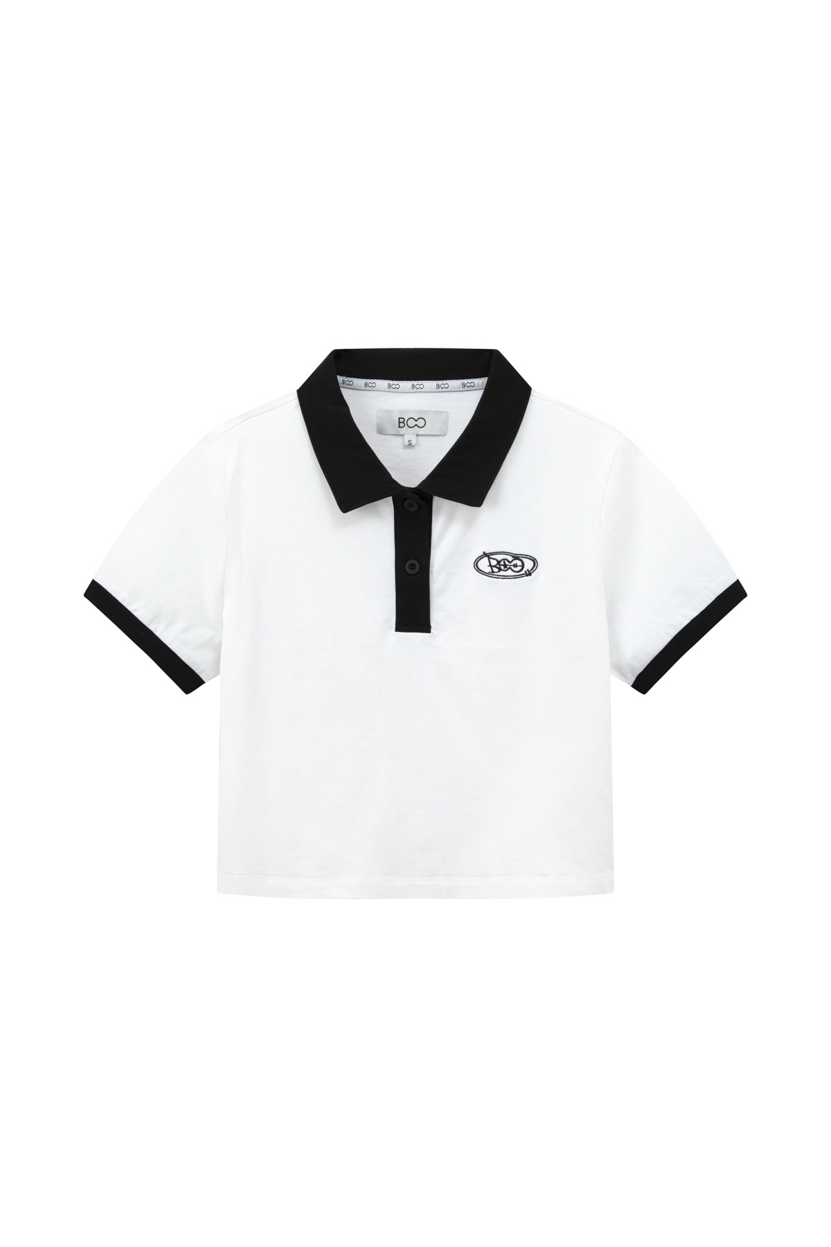 Áo polo SS crop small logo ESSENTIAL