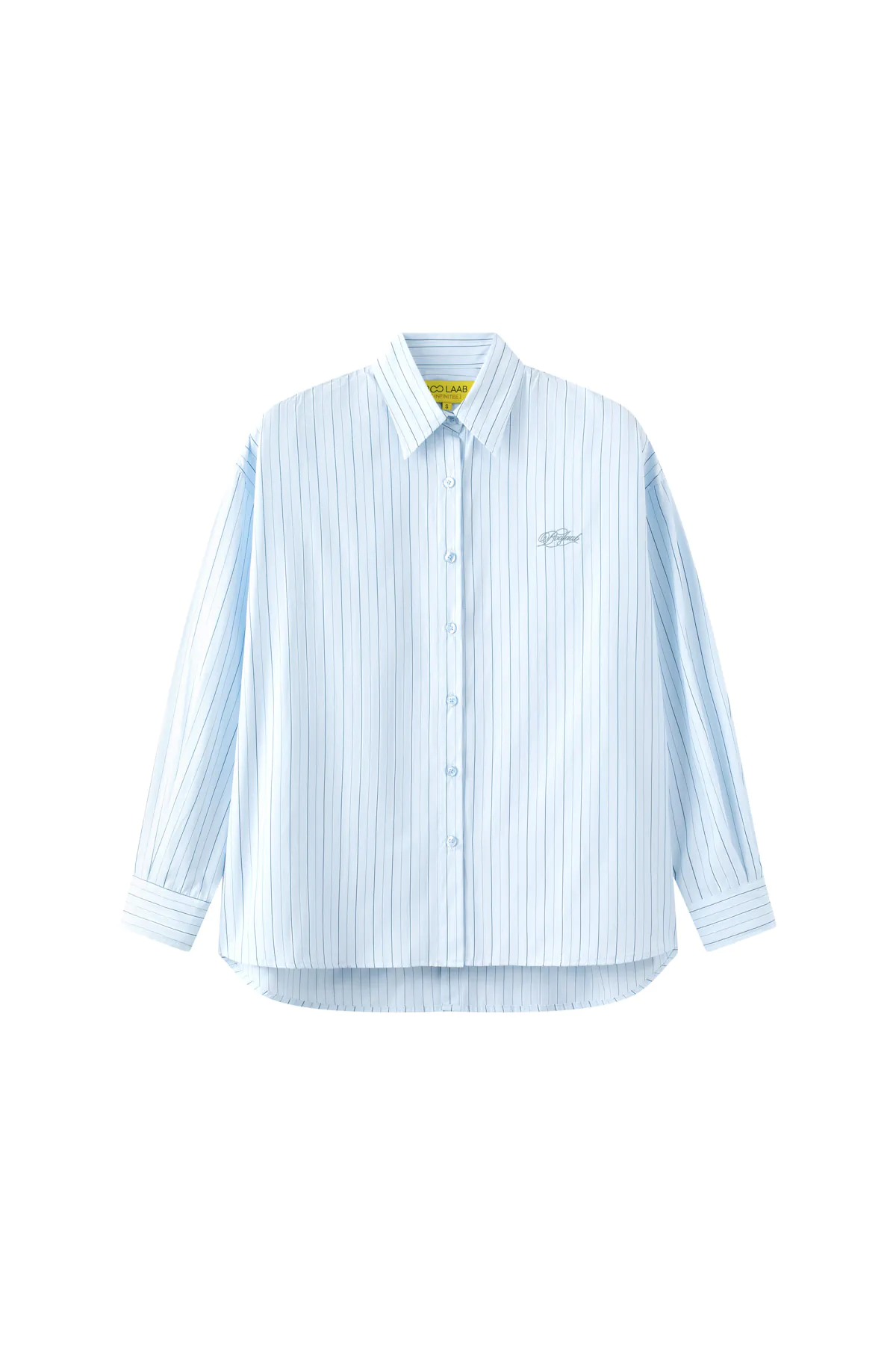 Áo sơ mi nữ XẺ THÂN SAU INF09 oversized