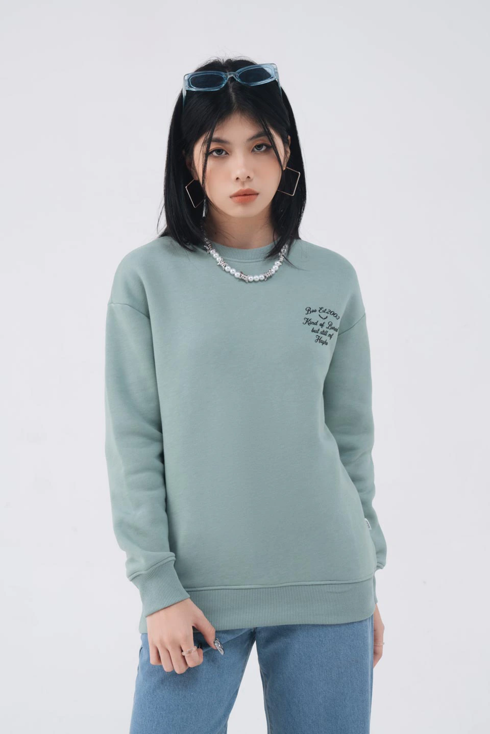 ÁO NỈ KHÔNG MŨ UN MF HAYHO ESSENTIAL