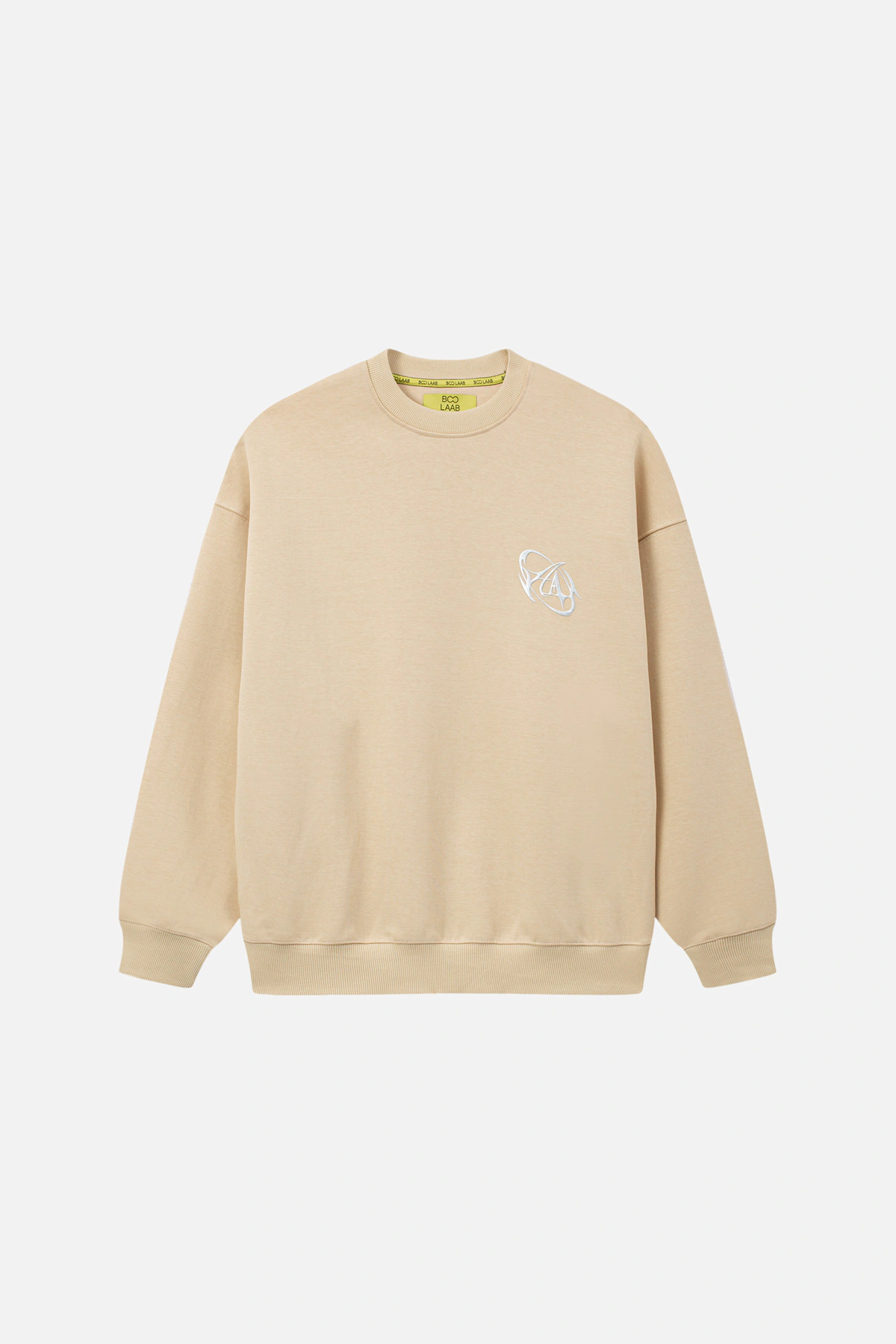 Áo nỉ không mũ over fit logo AA INF10-T