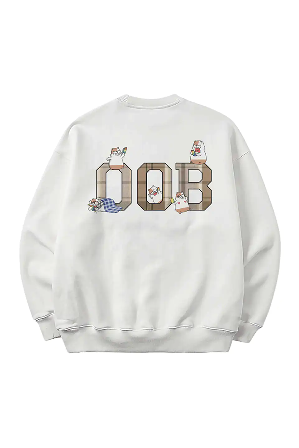 ÁO NỈ KHÔNG MŨ OVERSIZE ZOOKIZ 01