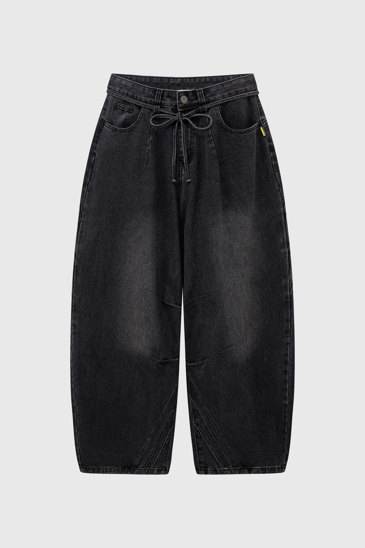 Quần jeans balloon phối line BOOLAAB