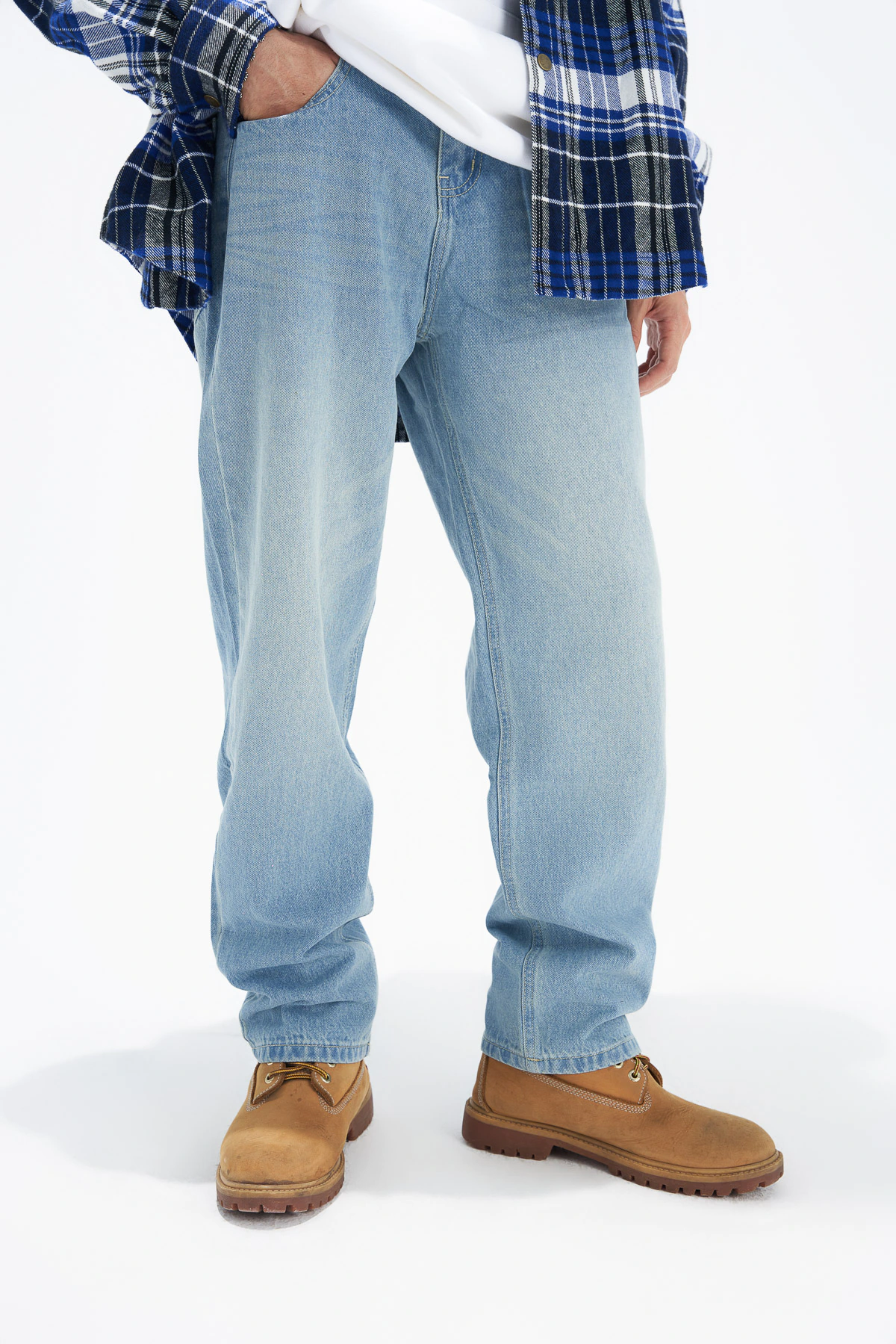 Quần jeans LOGO ESSENTIAL straight fit