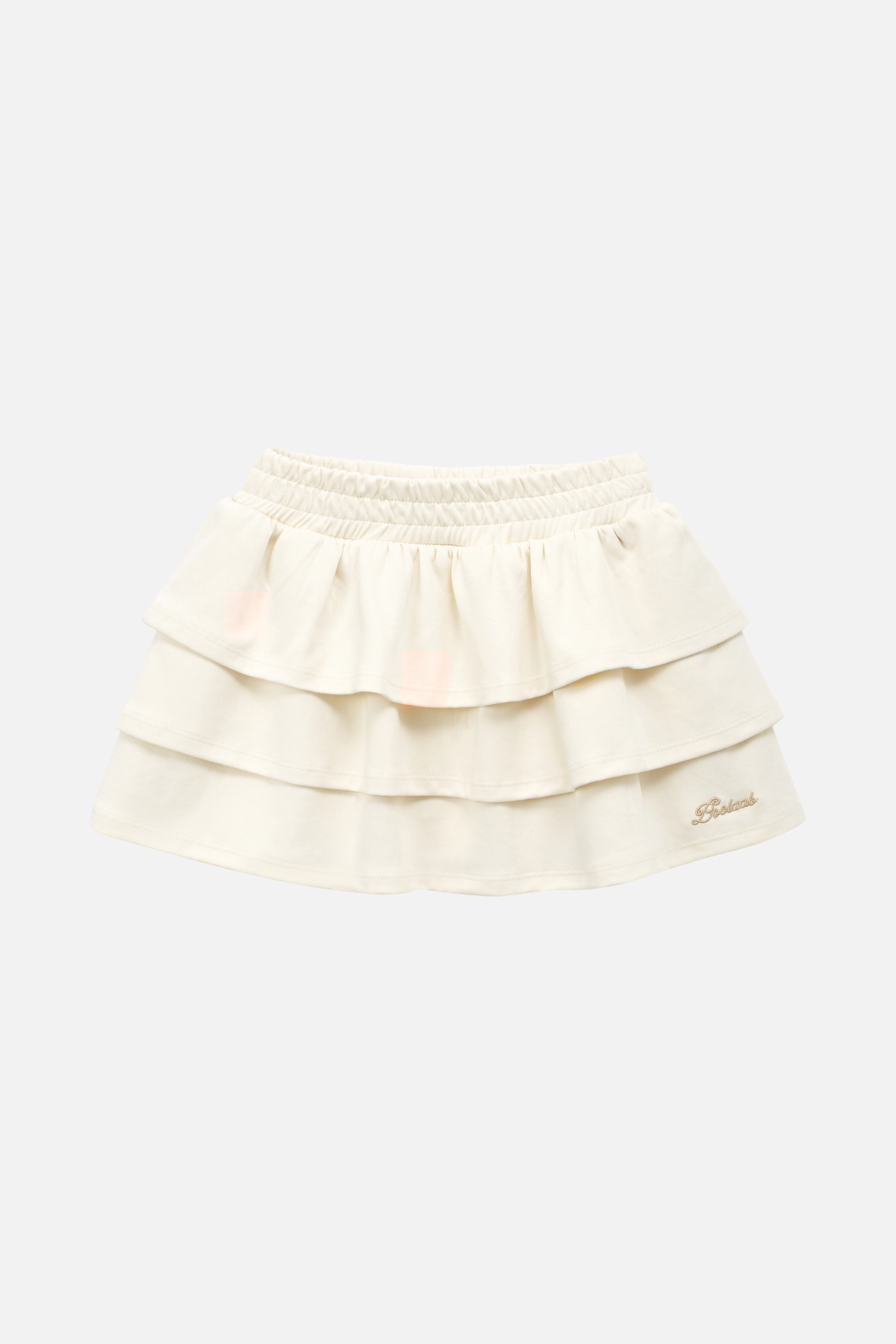 BOOLAAB 3-layer interlock felt skirt