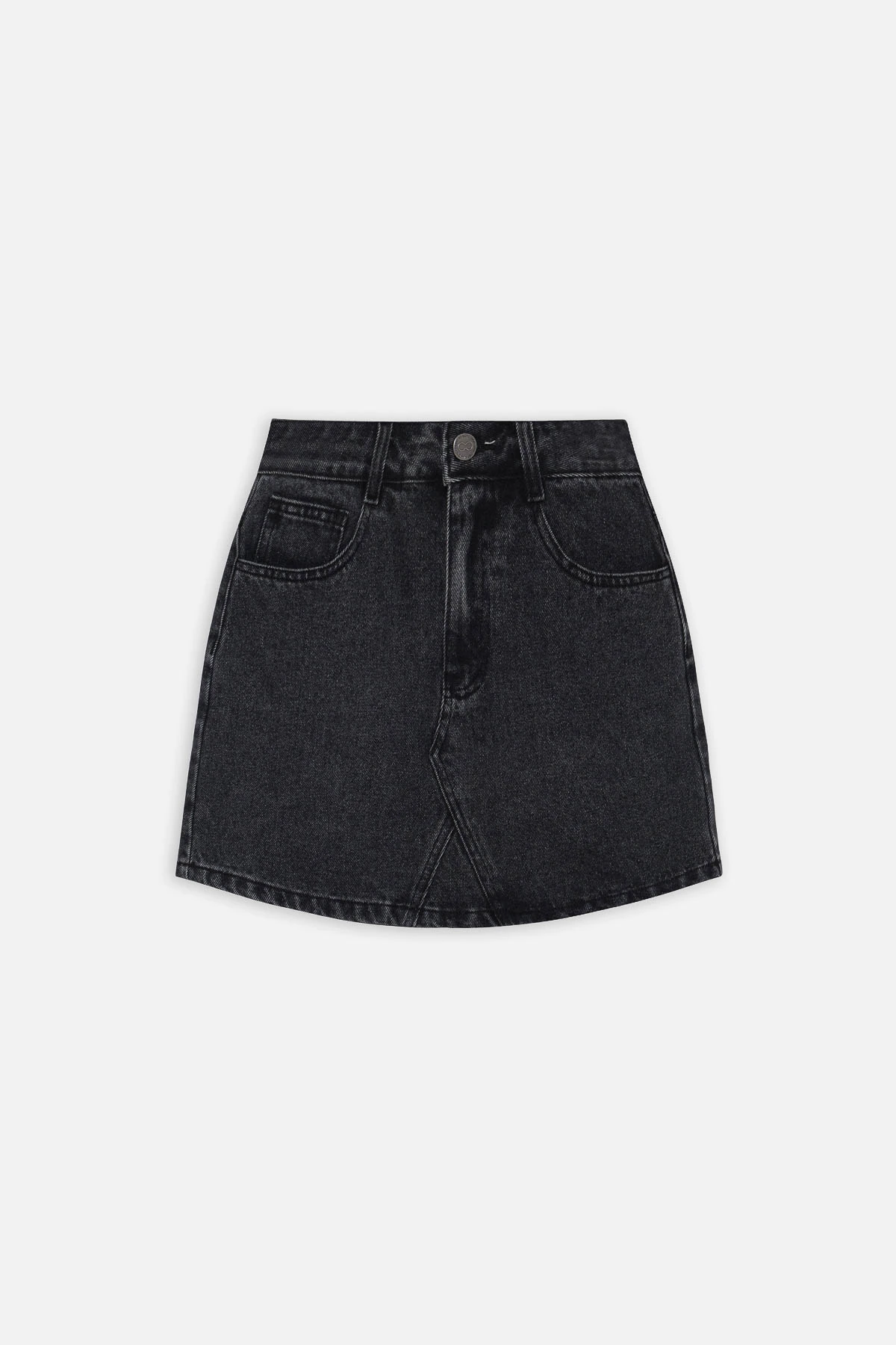 Chân váy mini jeans ESSENTIAL chữ A