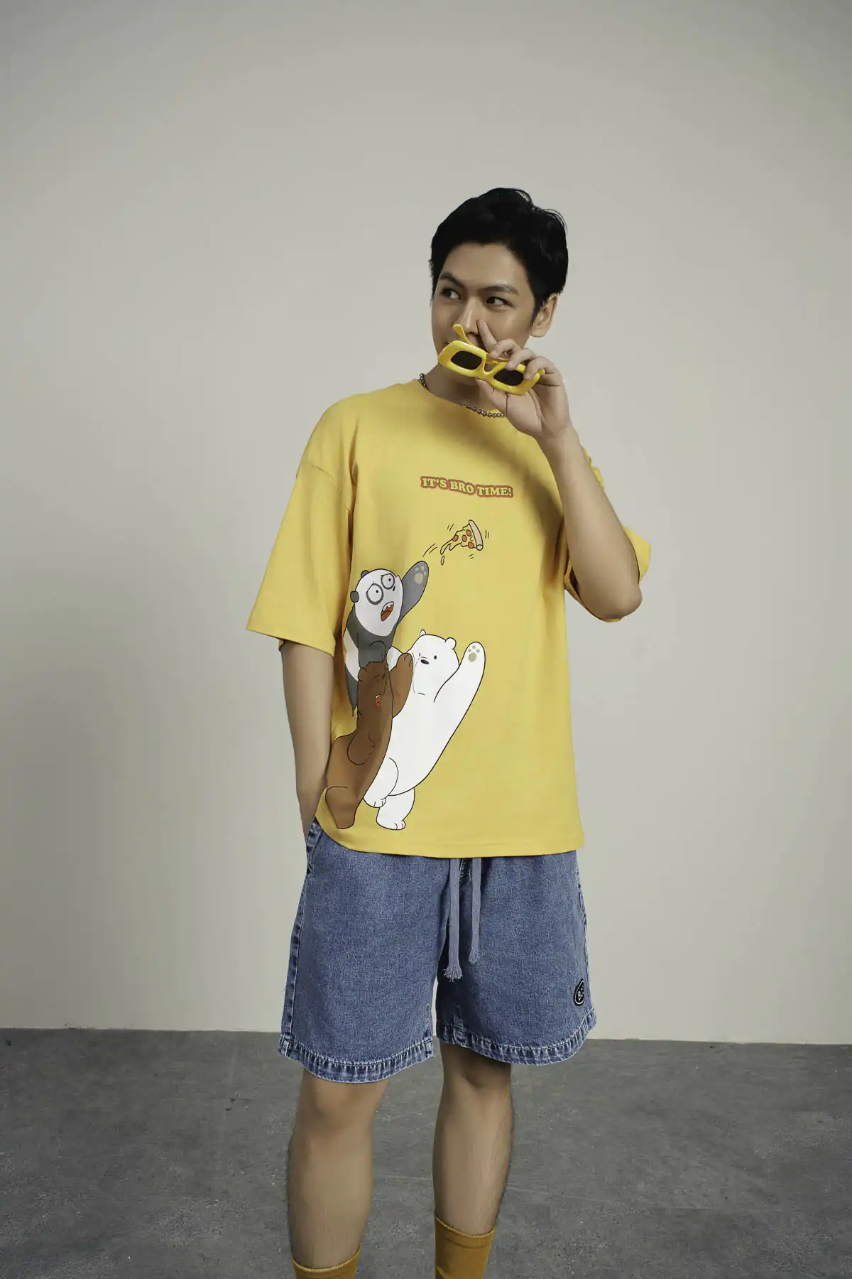 Áo phông IT'S BRO TIME oversized